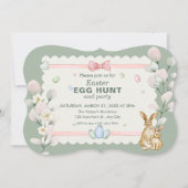 グリーンパステルフローラウォーターカラーイースターエッグ狩り (正面)