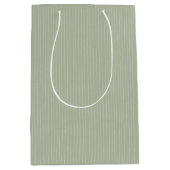 グリーンパステル。 ミディアムペーパーバッグ (正面)