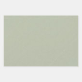 グリーンパステル。 ラッピングペーパーシート (正面3)