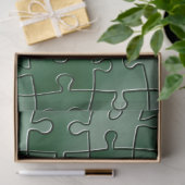グリーンパズルピースティッシュペーパー 薄葉紙 (ギフト)