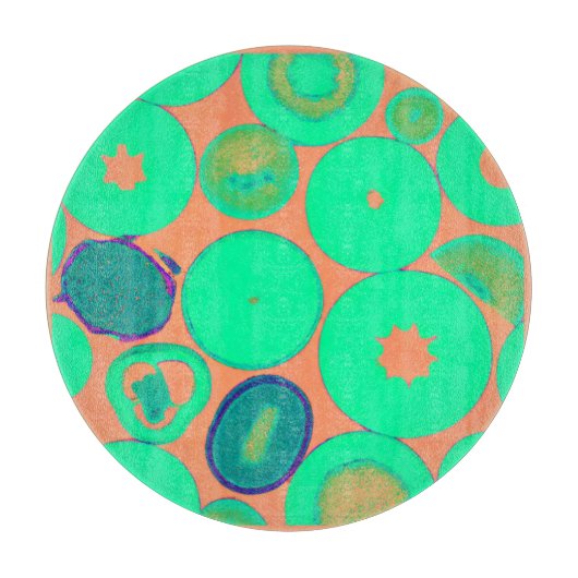 グリーンパタスタイリッシューンアートの探索 カッティングボード (正面)