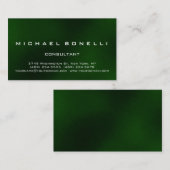 グリーンパタユニークーンコンサルタントの名刺 名刺 (正面/裏面)