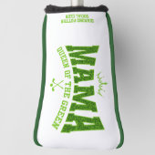 グリーンパターの女子ゴルフママクイーンカスタムズ ゴルフヘッドカバー (回転90)