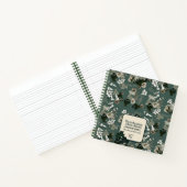 グリーンパターンありがとう ノートブック (内部)