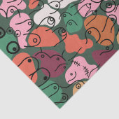 グリーンパターンおもしろい 薄葉紙 (詳細)