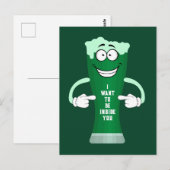 グリーンパトリックおもしろいズことわざパトリックの日 ポストカード (正面/裏面)