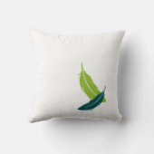 グリーンパラケート クッション (裏面)