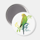 グリーンパラケート マグネット (正面/裏面)