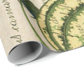 グリーンパロットオンブランチ葉と ラッピングペーパー (ロールコーナー)