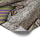 グリーンパロットポスター ポスター (角)