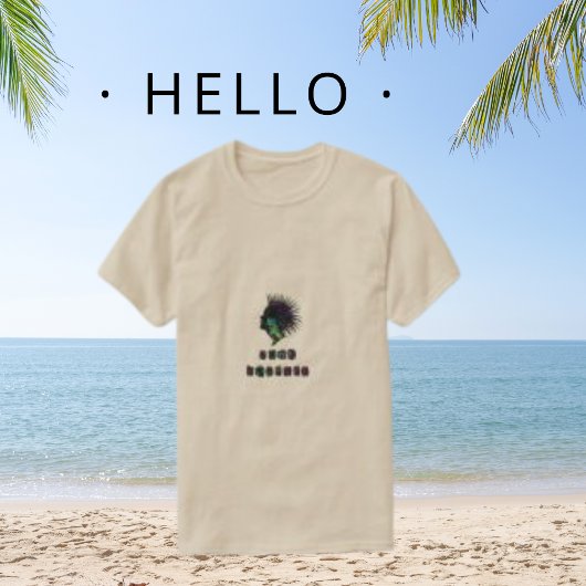 グリーンパンクフォーエバーポップ・アートのアートモホークヘアロック Tシャツ