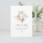 グリーンパンパフローラ洗礼サンキューカード 招待状 (スタンド正面)