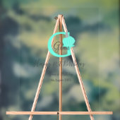 グリーンパンプキン秋誕生日21stグレーパステル アクリルサイン (ニュートラル)