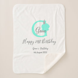 グリーンパンプキン秋誕生日21stグレーパステル シェルパブランケット