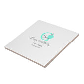 グリーンパンプキン秋誕生日21stグレーパステル タイル (側面)