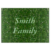 グリーンパーソナライズされたグリッター切削ボード カッティングボード (正面)