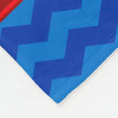 グリーンパーソナライズされたスネークブルー フリースブランケット (角)