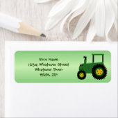 グリーンパーソナライズされたトラクター ラベル (インサイチュ)