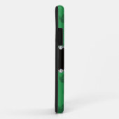 グリーンパーソナライズされたヨガのパターン名 Case-Mate iPhoneケース (裏面/右)