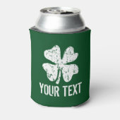 グリーンパーソナライズされたSt patricks day缶クーラー 缶クーラー (缶裏面)