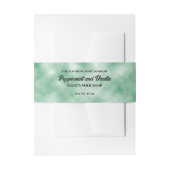 グリーンパーチメント紙スタイルソープベリーバンド 招待状ベリーバンド (正面例)