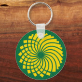 グリーンパーティー キーホルダー (正面)