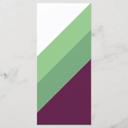 グリーンパープルキングプロテアウォーターカラーアート メニュー (裏面)