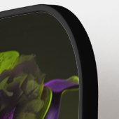 グリーンパープルドッグスチームパンクトファト ピックルボールラケット (左詳細)