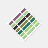 グリーンパープルブラックハウス スタンダードカクテルナプキン (角)