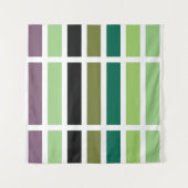 グリーンパープルブラックハウス タペストリー (正面)