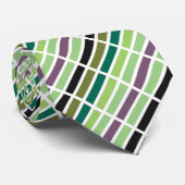 グリーンパープルブラックハウス ネクタイ (ロール)