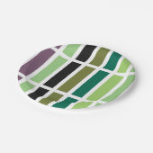 グリーンパープルブラックハウス ペーパープレート (アングル)