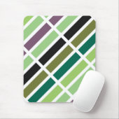 グリーンパープルブラックハウス マウスパッド (マウス)