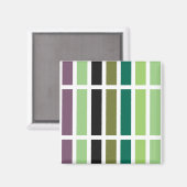 グリーンパープルブラックハウス マグネット (正面/裏面)