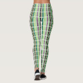 グリーンパープルブラックハウス レギンス (裏面)