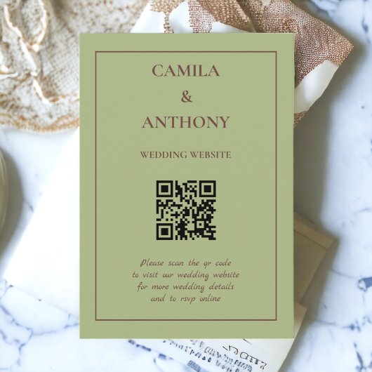 グリーンパープルレトロY2Kヒッピーファンキーフラワーパターン エンクロージャーカード