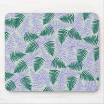 グリーンパープル離れファーンレトロ70s花柄