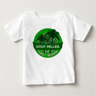 グリーンパームカスタムツリー年名懇親会Tシャツ ベビーTシャツ