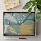 グリーンパームチノイセリーフローラティッシュペーパー 薄葉紙 (ギフト)