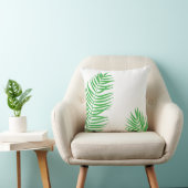 グリーンパームフォンドシルエット装飾用クッション クッション (椅子)
