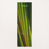 グリーンパームフロンツフォトジェニックゼン自然 ヨガマット (正面)