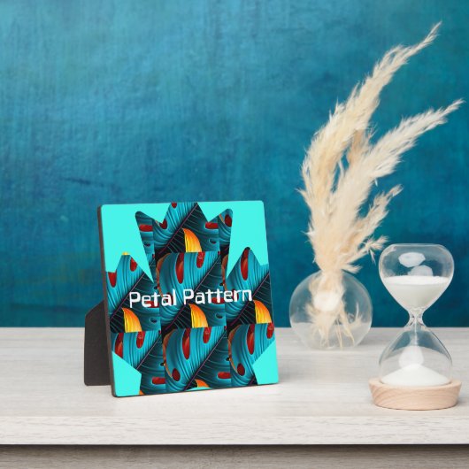 グリーンパームリーフパターン フォトプラーク (インサイチュ)