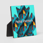 グリーンパームリーフパターン フォトプラーク (正面)