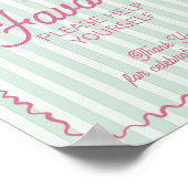 グリーンパーム春パステルビーチウィズズ ポスター (角)