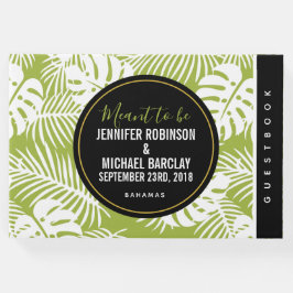 グリーンパーム葉ズ雨林パタ結婚ーン ゲストブック