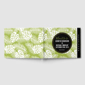 グリーンパーム葉ズ雨林パタ結婚ーン ゲストブック (全面)