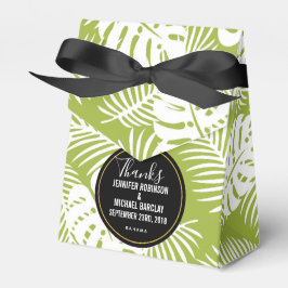 グリーンパーム葉ズ雨林パタ結婚ーン フェイバーボックス