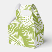 グリーンパーム葉ズ雨林パタ結婚ーン フェイバーボックス (裏面サイド)