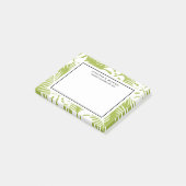 グリーンパーム葉ズ雨林パタ結婚ーン ポストイット (アングル)