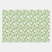 グリーンパーム葉 ラッピングペーパーシート (正面3)